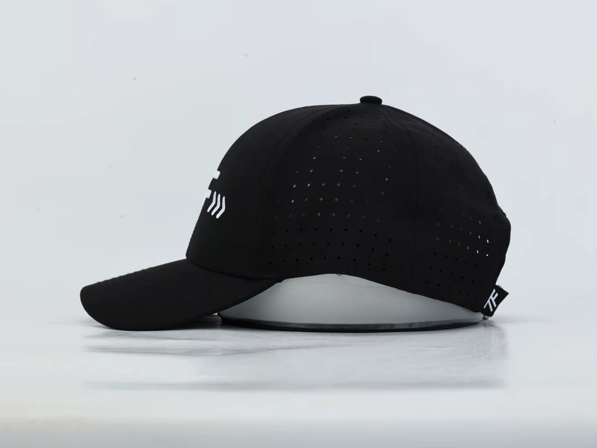 Tempo Flow Performance Hat – Back Nine Black